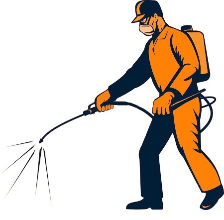 Professional pest control spray treatment in Dublin home by certified exterminator